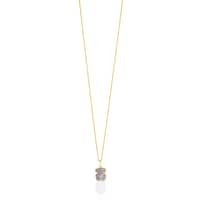 Gold and Mother-of-pearl XXS bear Necklace