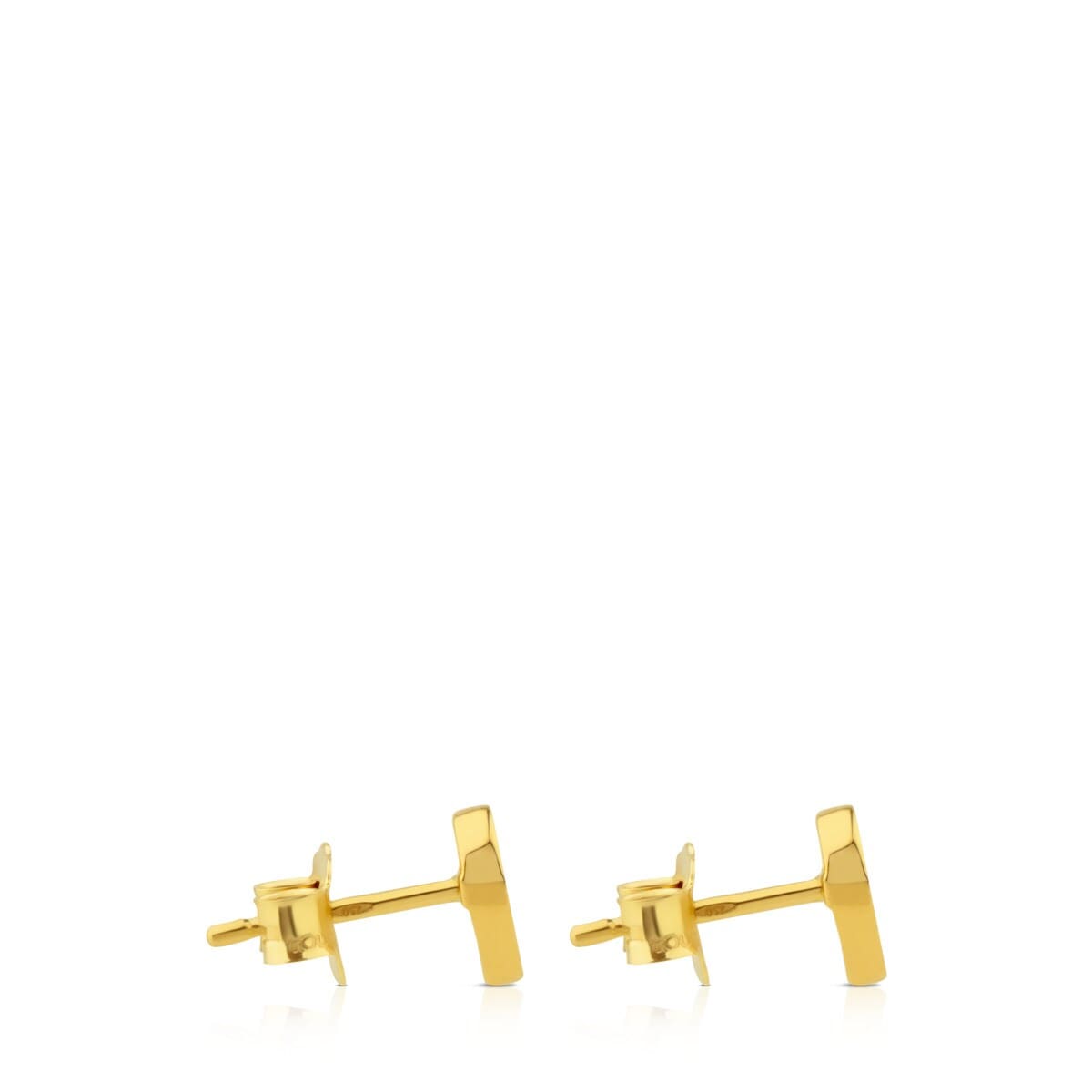Gold and Mother-of-pearl XXS heart Earrings