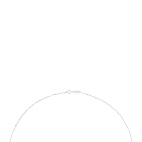 45 cm White Gold TOUS Chain Choker with interspersed balls