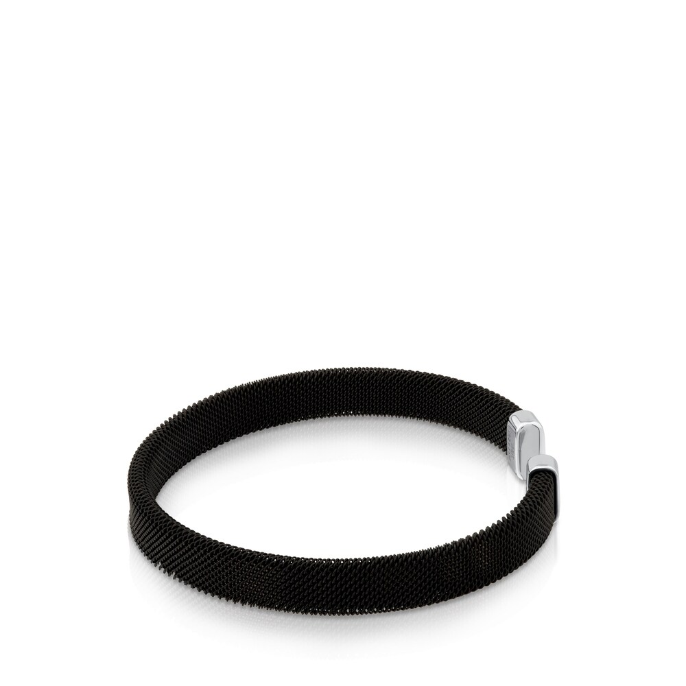 Pulsera de acero IP negro Papa Power