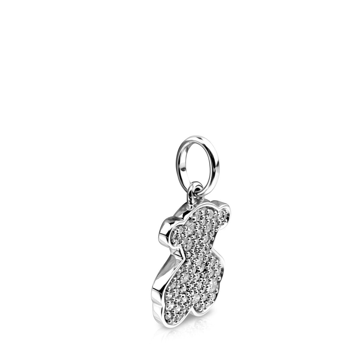 White Gold Icon Gems Pendant with Diamonds