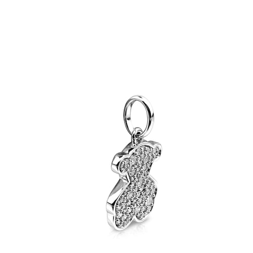 White Gold Icon Gems Pendant with Diamonds