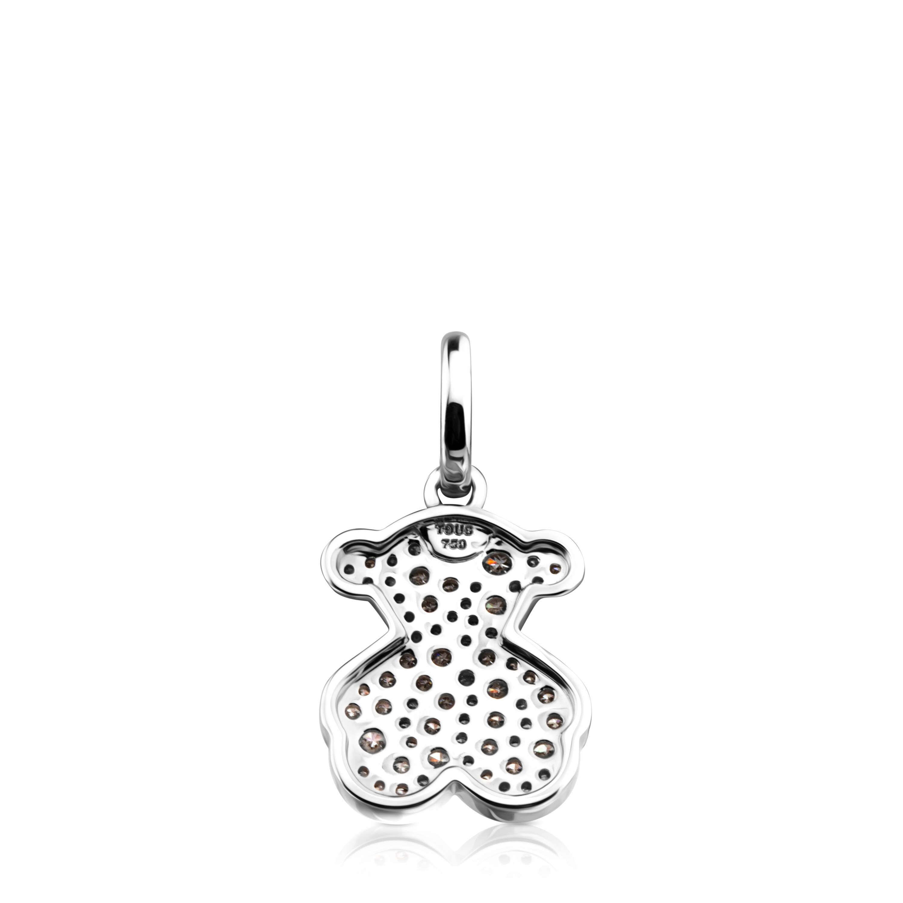 White Gold Icon Gems Pendant with Diamonds