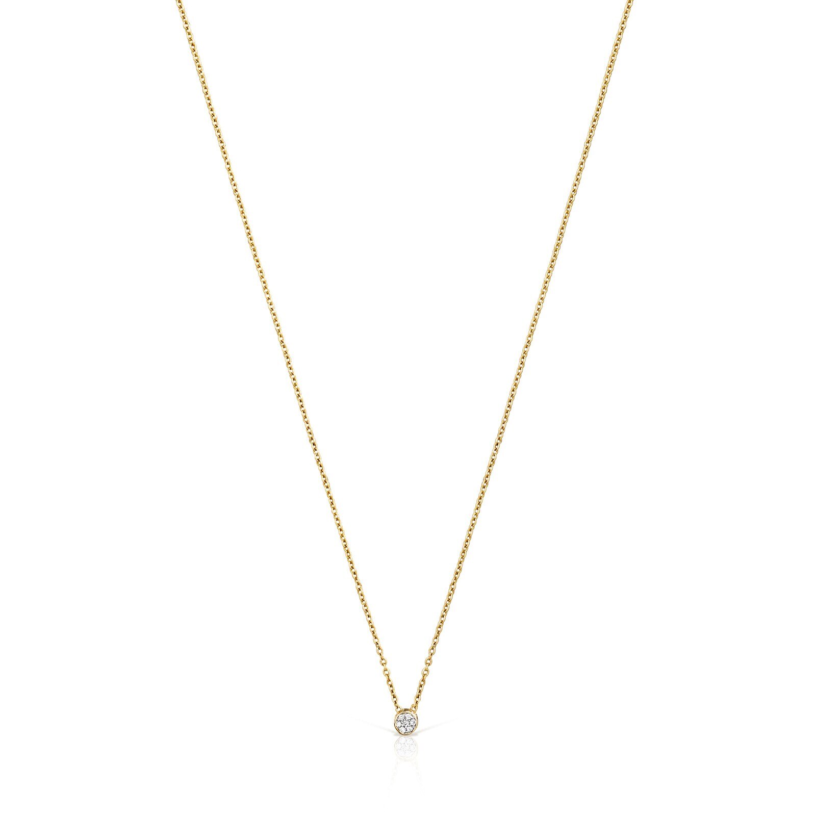 Les Classiques Necklace in 18K solid gold with Diamonds