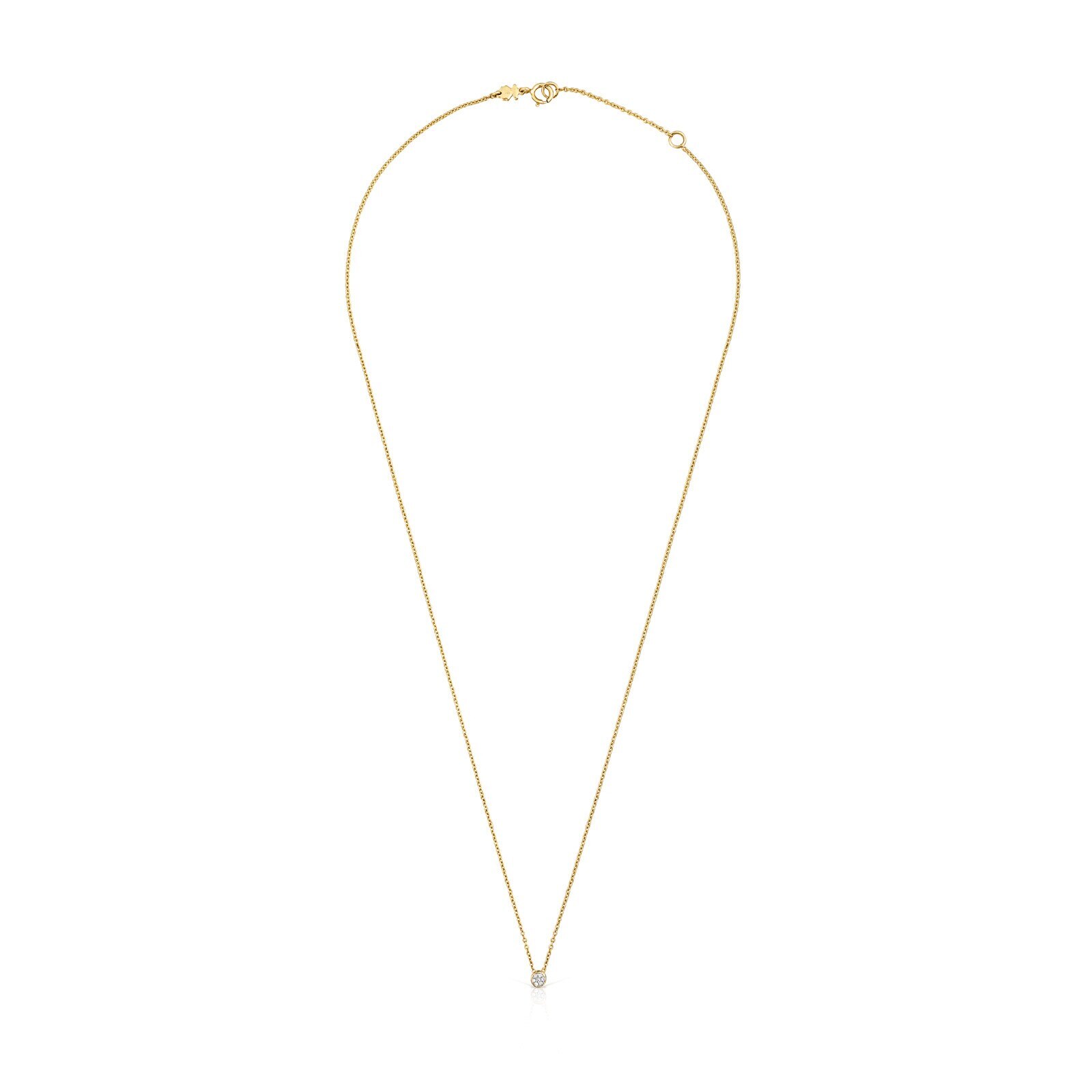Les Classiques Necklace in 18K solid gold with Diamonds