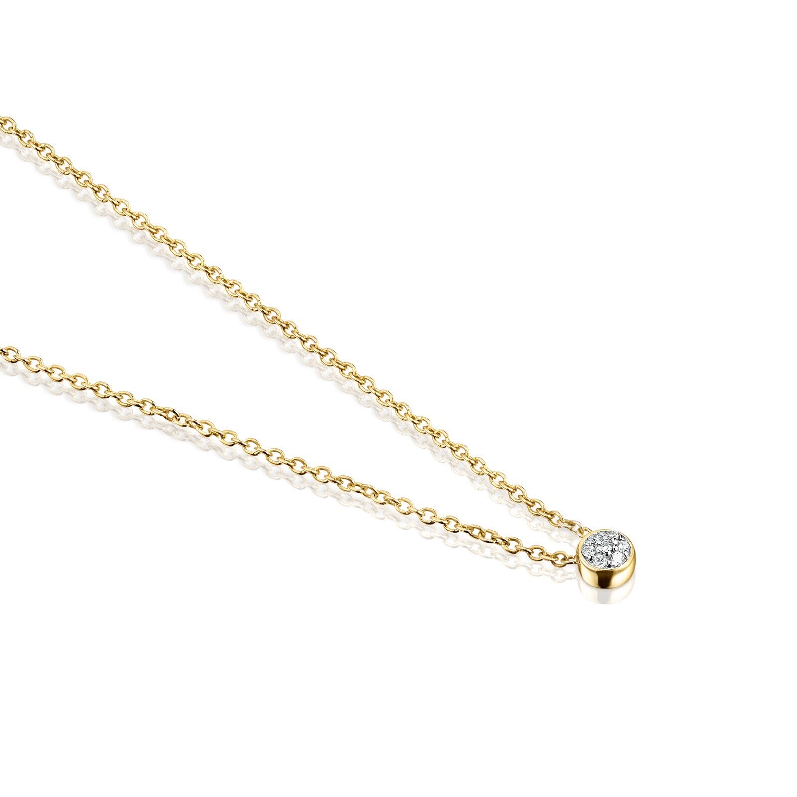 Les Classiques Necklace in 18K solid gold with Diamonds