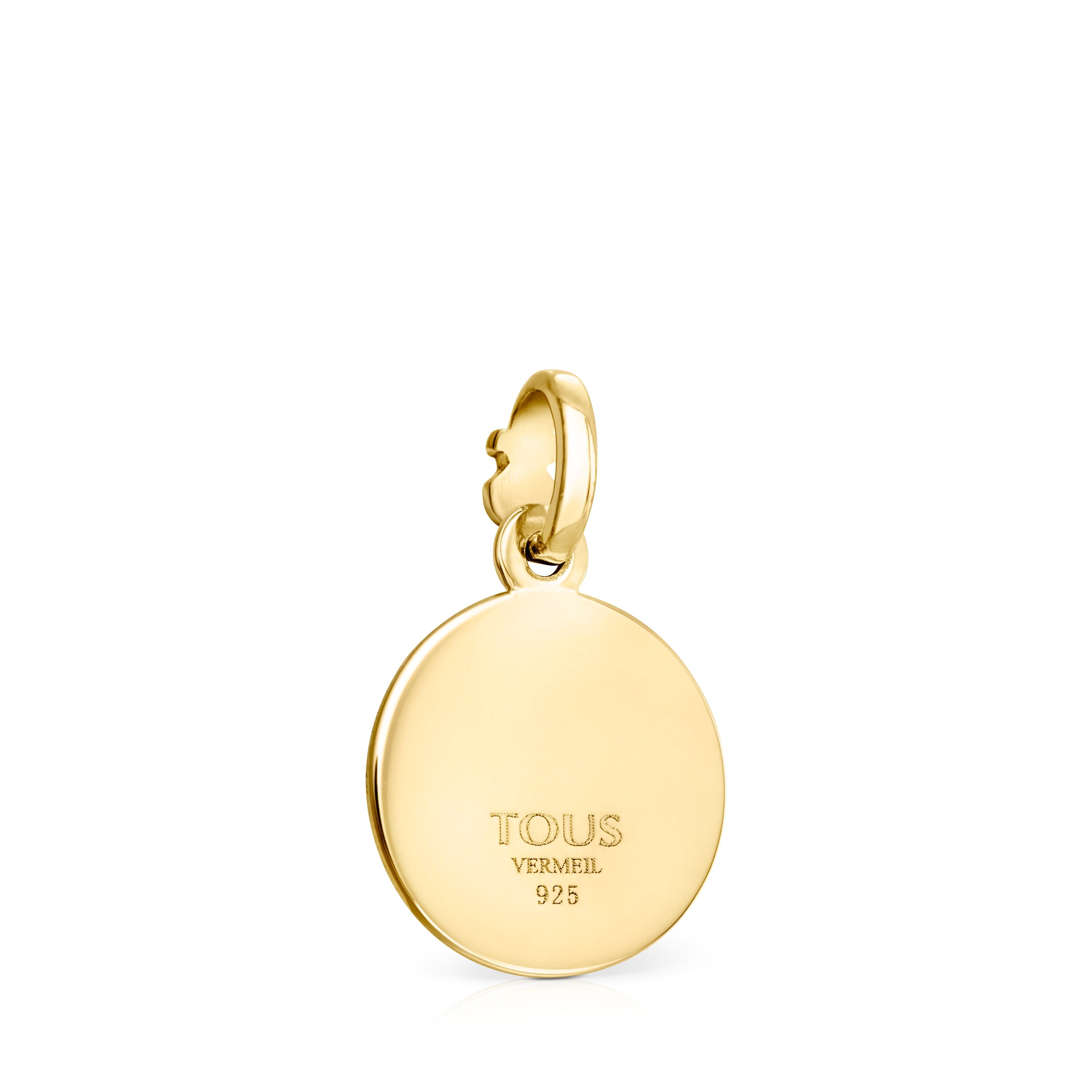 Vermeil Silver TOUS Horoscopes Aries Pendant with Ruby