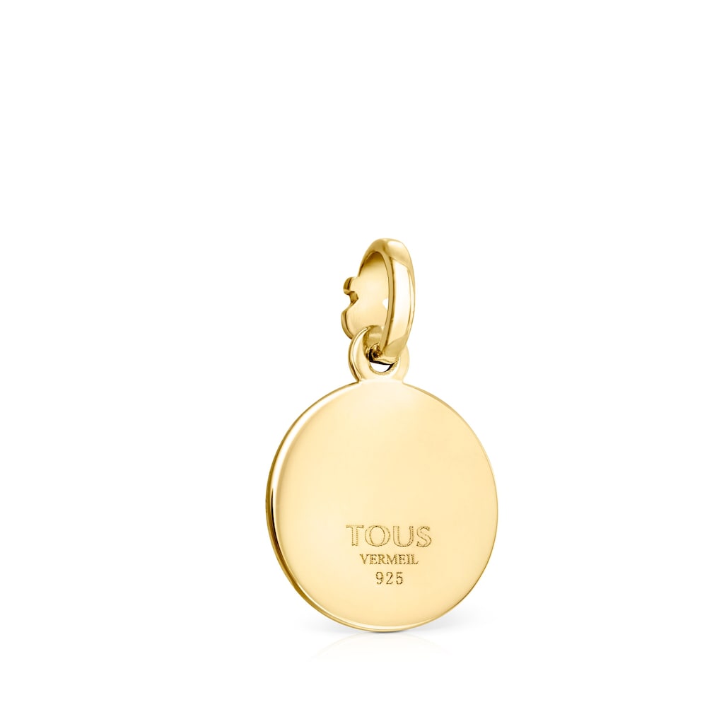 Colgante TOUS Horoscopes Cáncer con baño de oro 18 kt sobre plata y perla image number 2