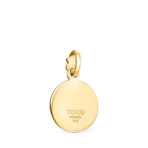 Colgante TOUS Horoscopes Sagitario con baño de oro 18 kt sobre plata y Cornalina