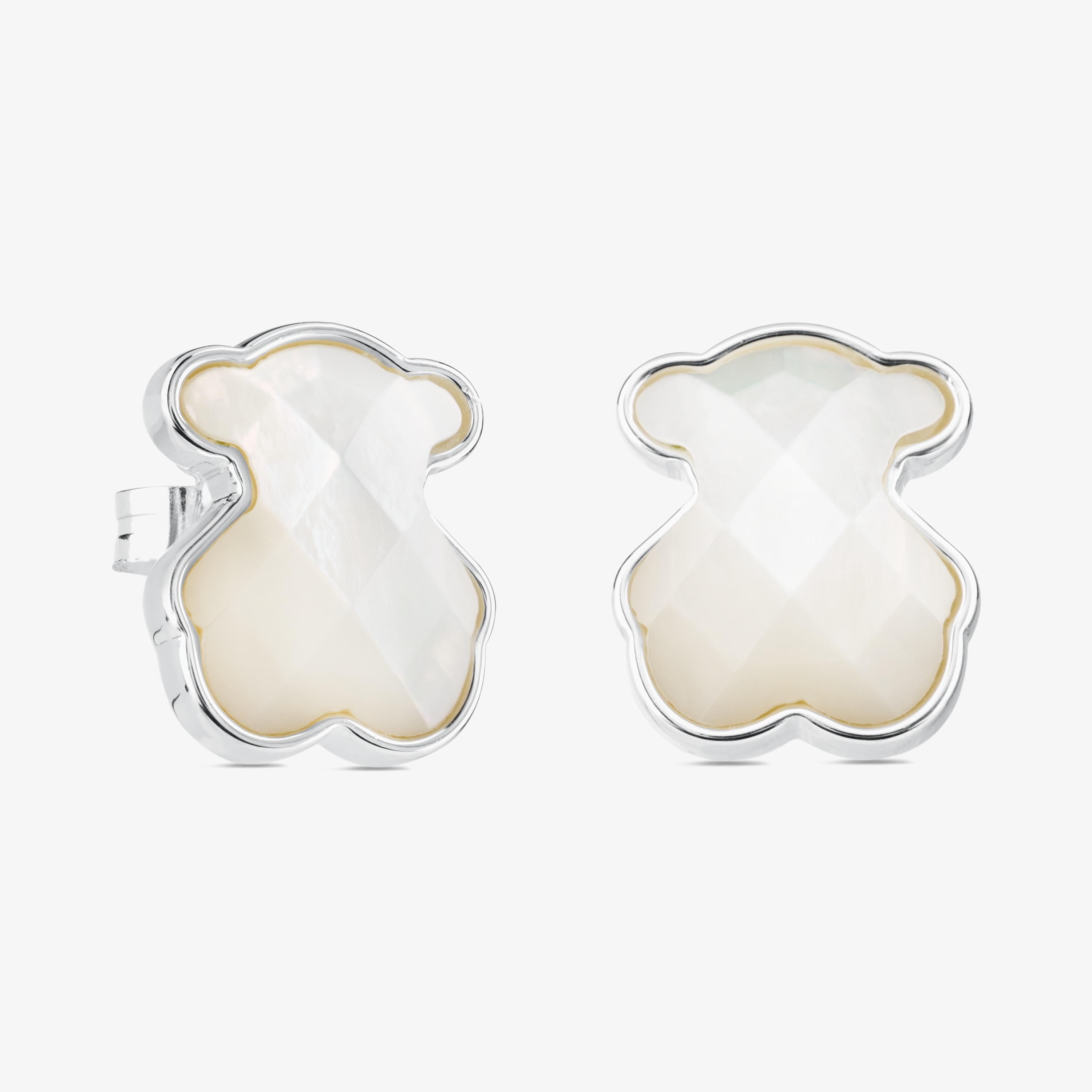 Silver TOUS Nacars Earrings with mother-of-pearl