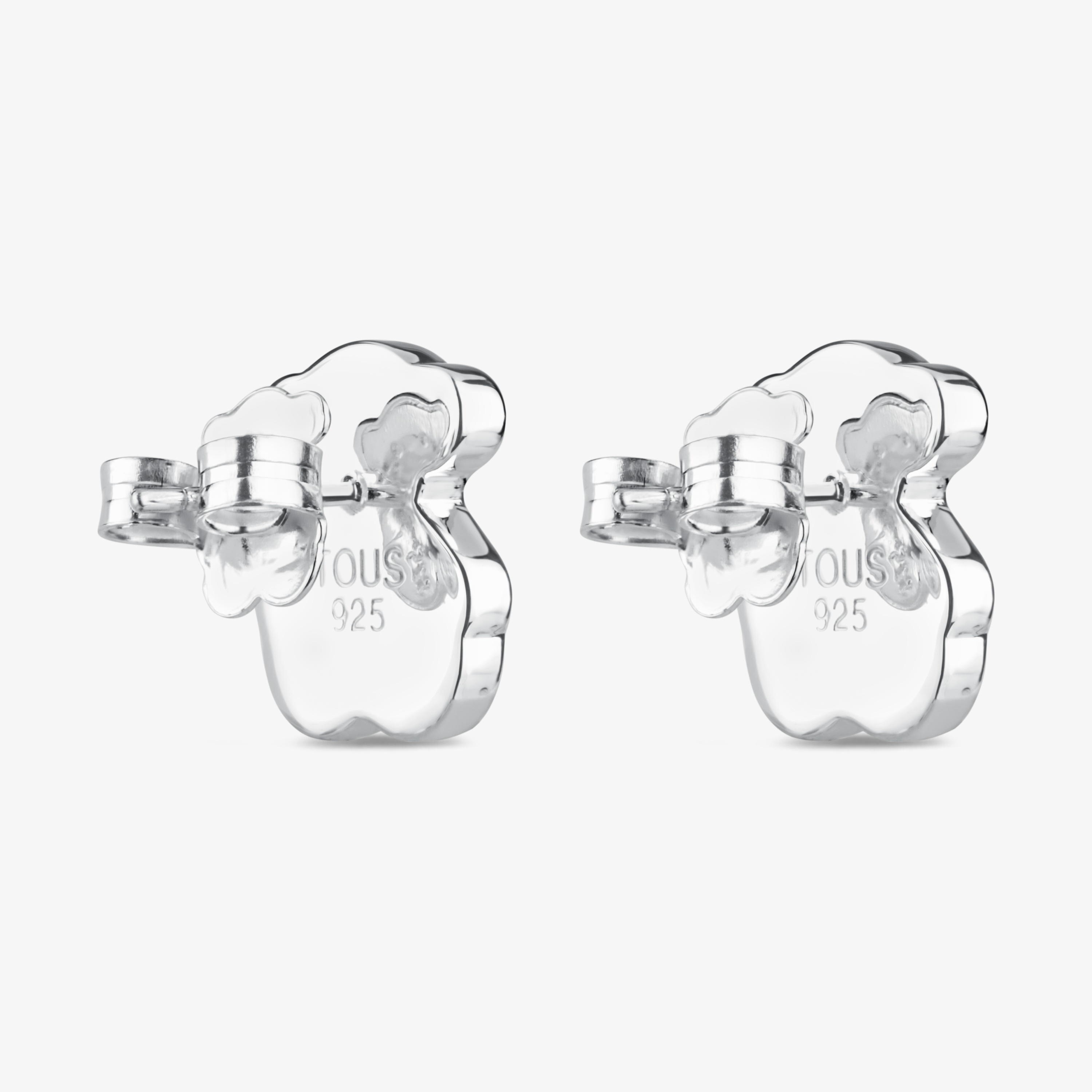 Silver TOUS Nacars Earrings with mother-of-pearl