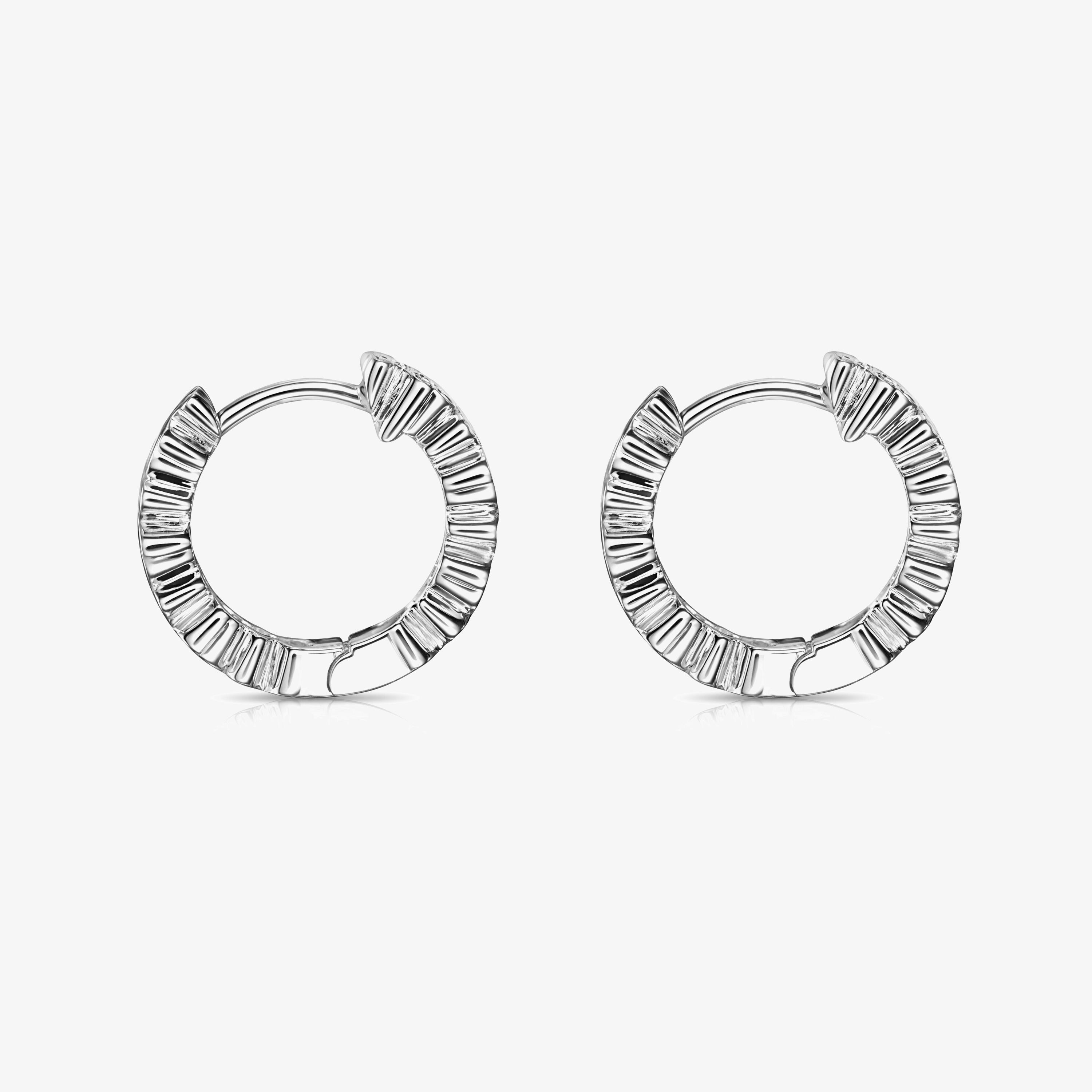 18K white gold TOUS Puppies hoop Earrings with Diamonds 0.11ct