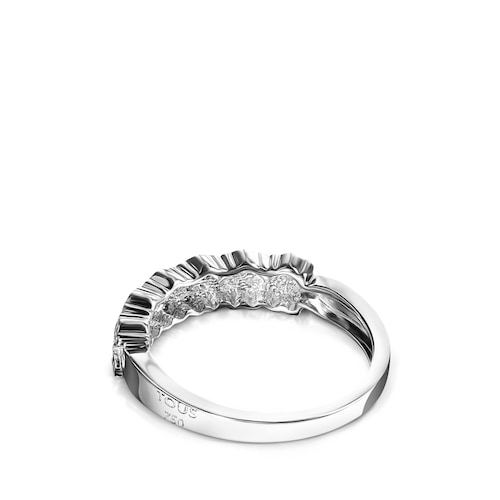 White Gold TOUS Puppies Ring with Diamonds 0,08ct