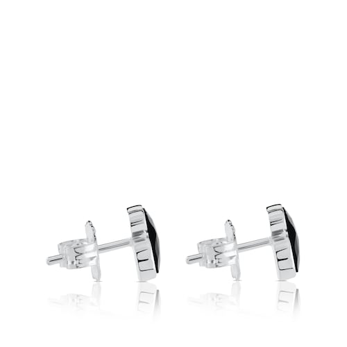 Pendientes de plata y ónix facetado TOUS Color