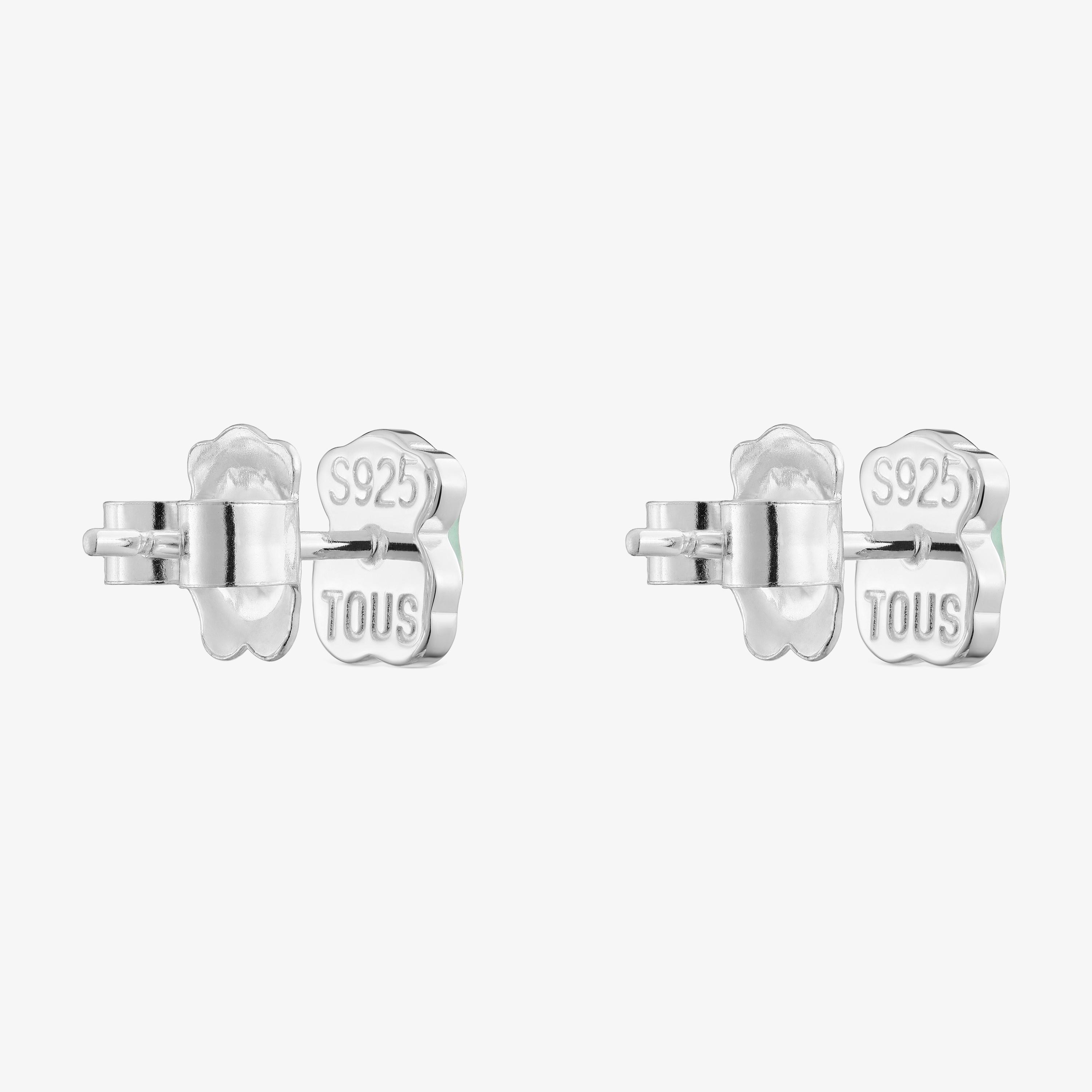 Silver Earrings with chalcedony TOUS Color