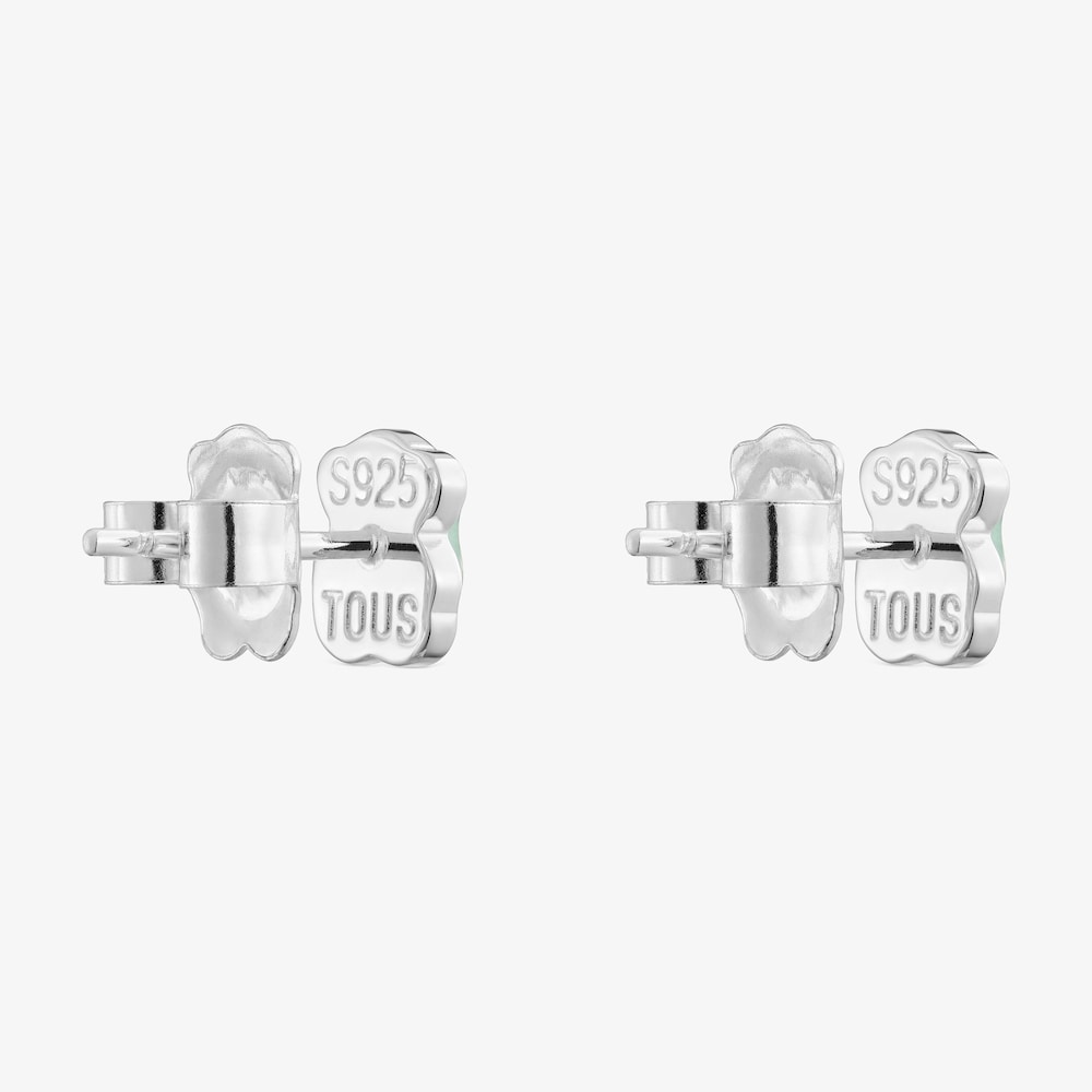 Pendientes de plata con calcedonia TOUS Color