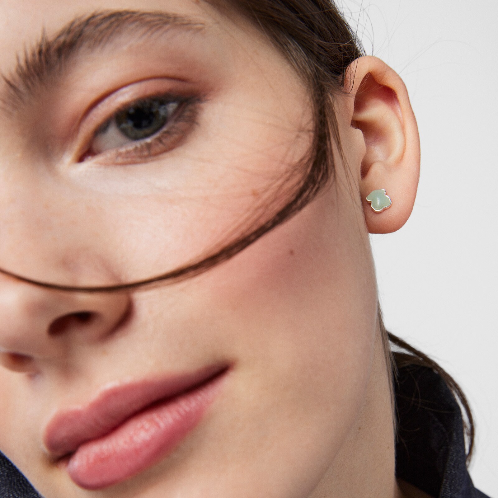 Silver Earrings with chalcedony TOUS Color