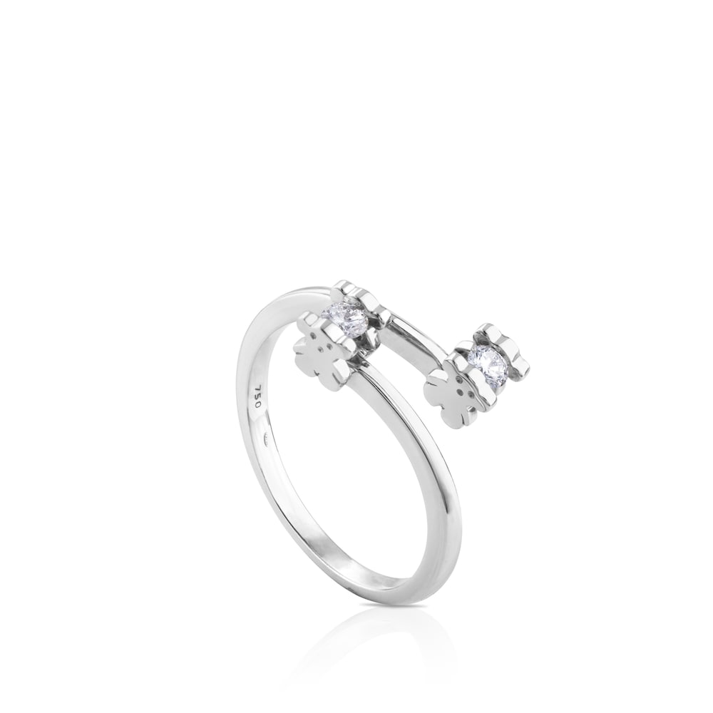 Anillo TOUS Sweet Diamonds de Oro blanco con Diamantes image number 0