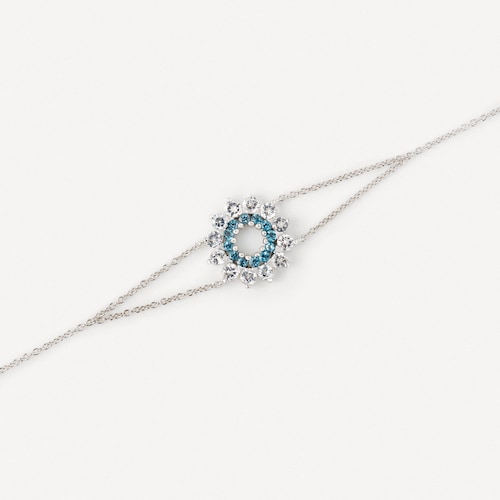 Pulsera de oro blanco con topacios TOUS ATELIER