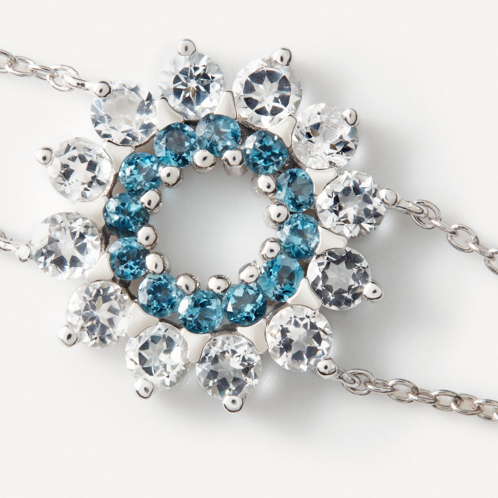 Pulsera de oro blanco con topacios TOUS ATELIER