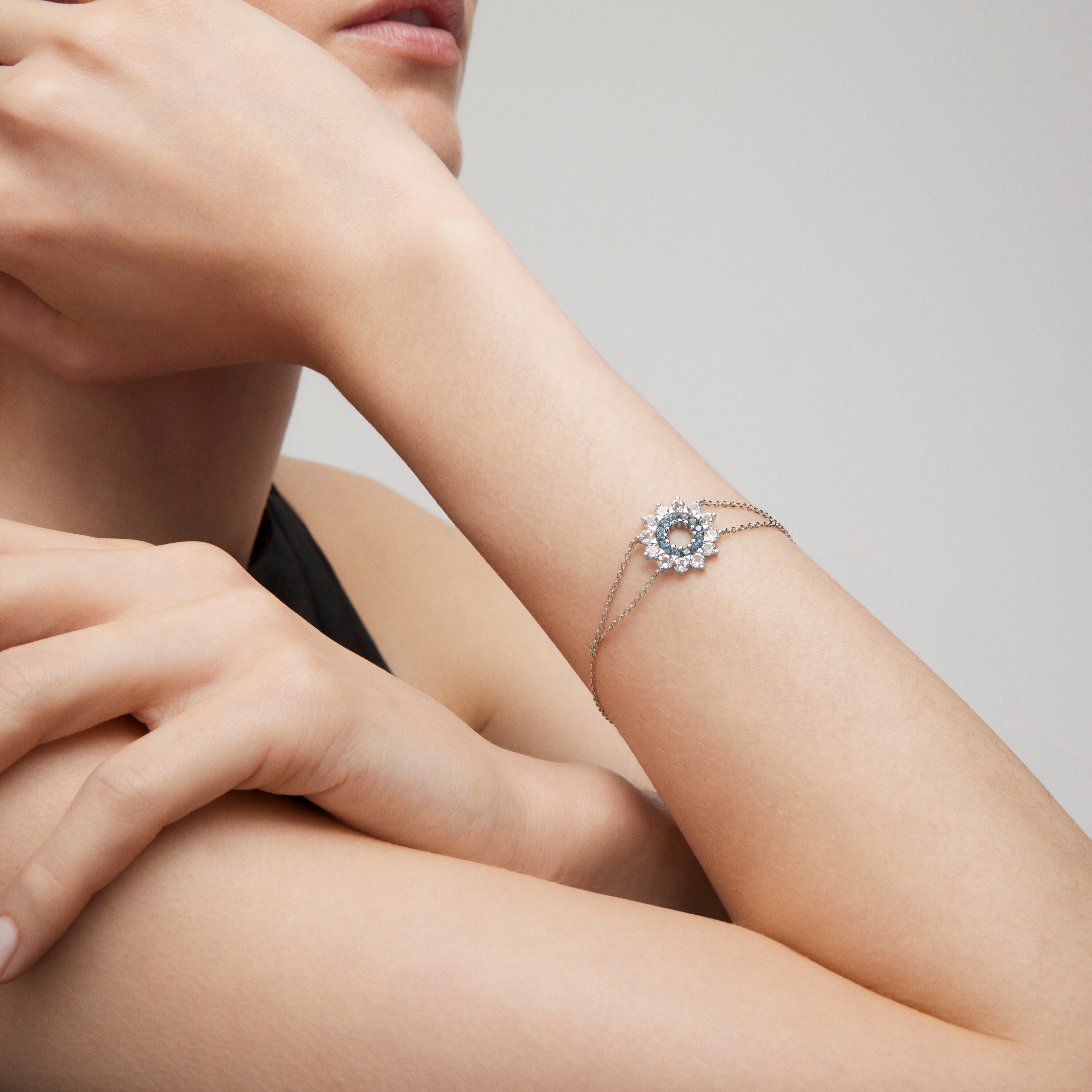 Bracelet in white gold with topaz TOUS ATELIER