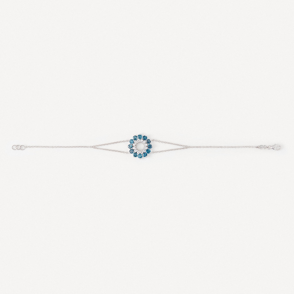 Bracelet in white gold with topaz TOUS ATELIER image number 1