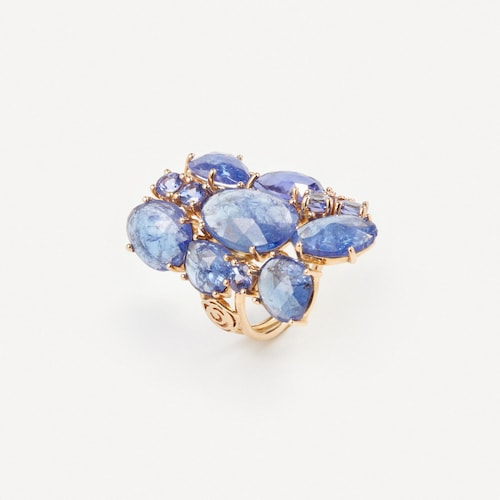Ring in gold with tanzanites TOUS ATELIER image number 0