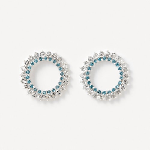 Earrings in white gold with topaz TOUS ATELIER
