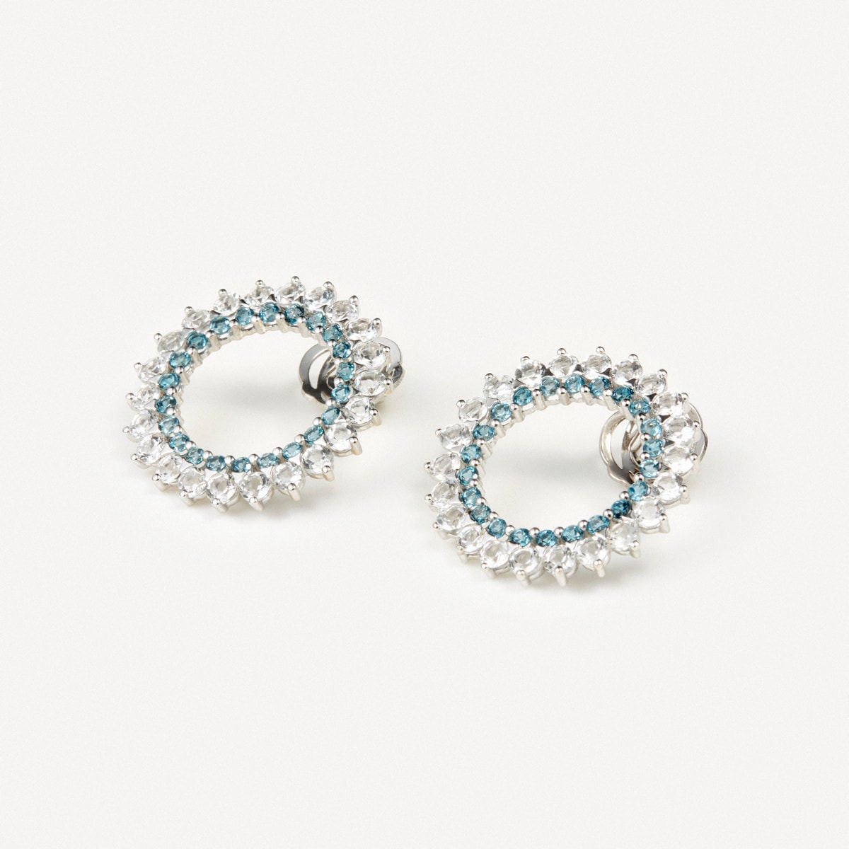 Earrings in white gold with topaz TOUS ATELIER
