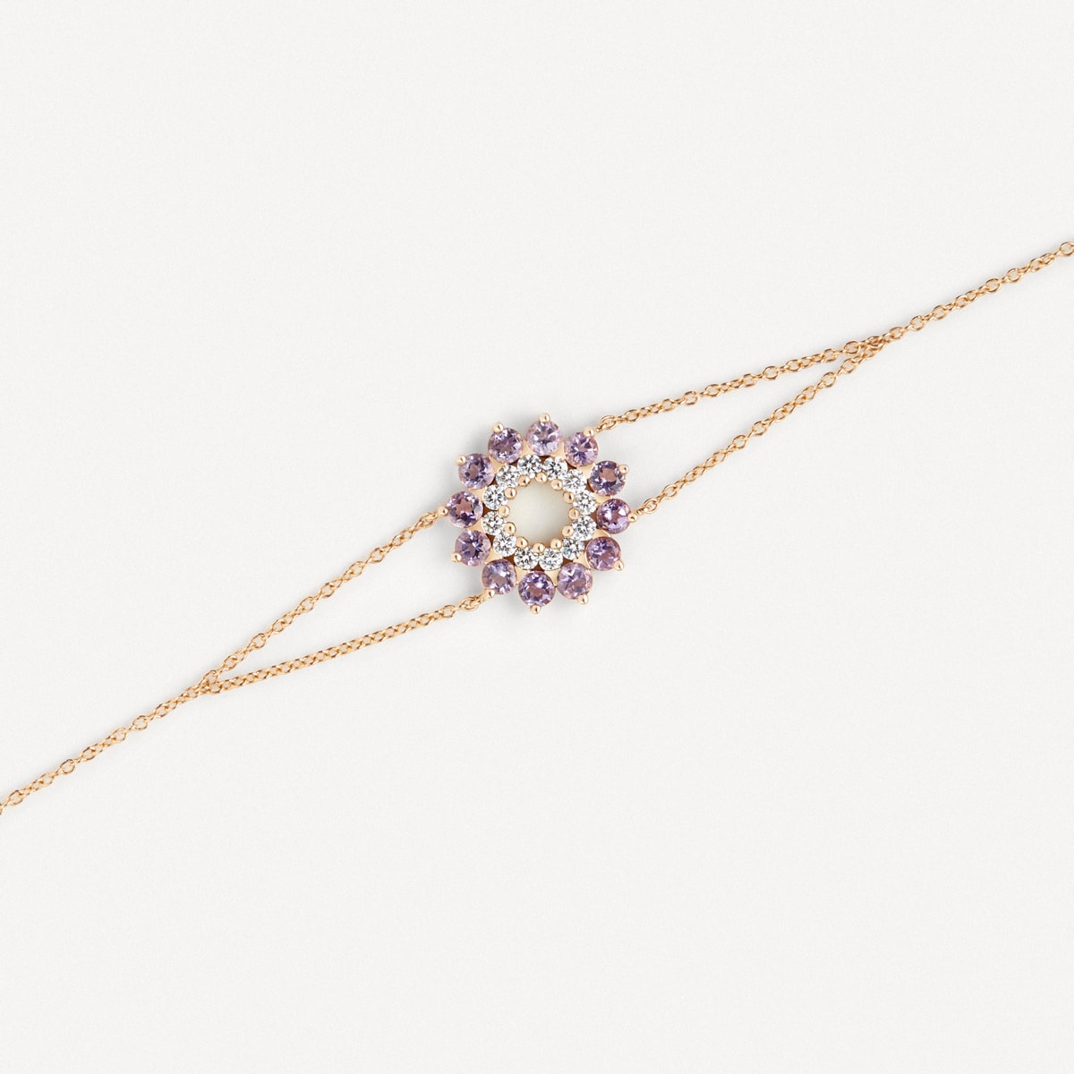 Tous - Pulsera De Oro Con Diamantes Y Amatistas Tous Atelier - Lila