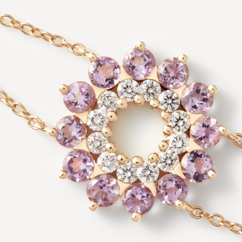 Pulsera de oro con diamantes y amatistas TOUS ATELIER image number 2