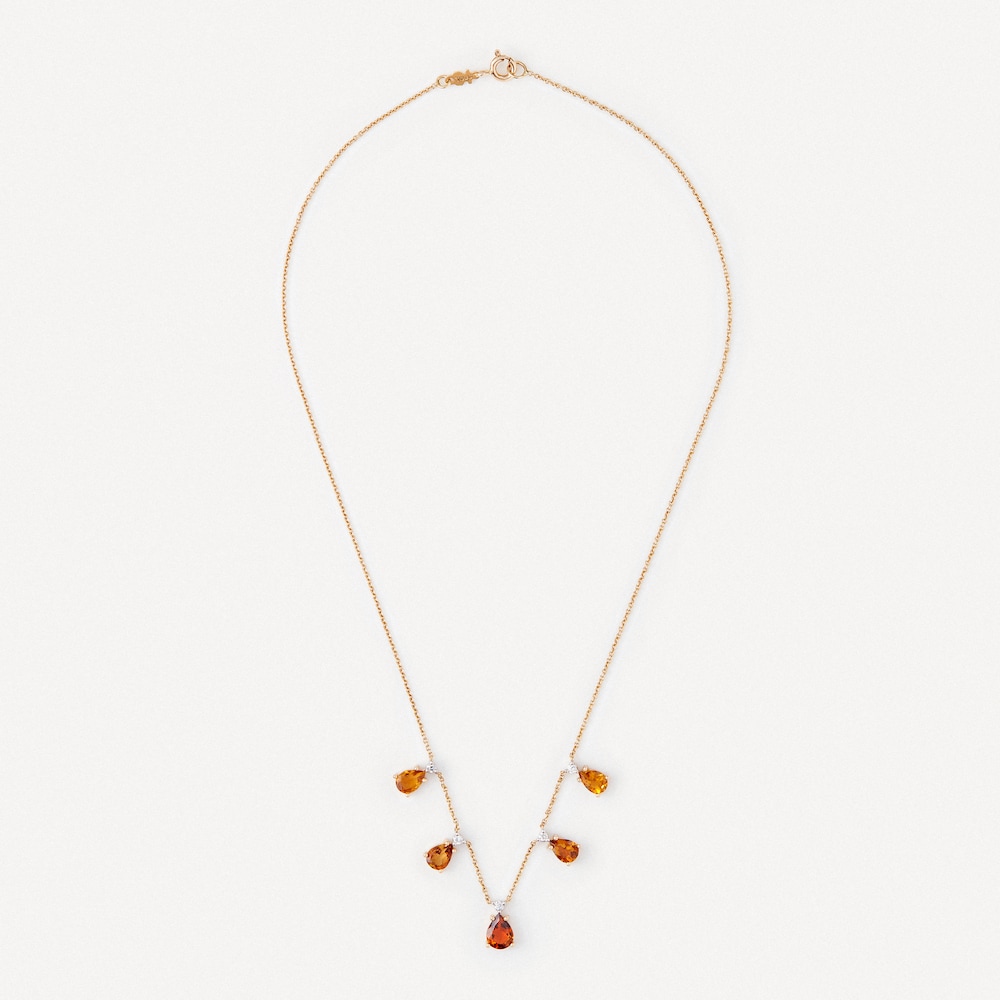 Collar de oro y oro blanco con diamantes y turmalinas TOUS ATELIER