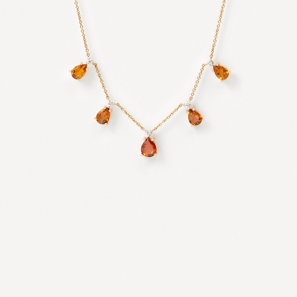 Collar de oro y oro blanco con diamantes y turmalinas TOUS ATELIER