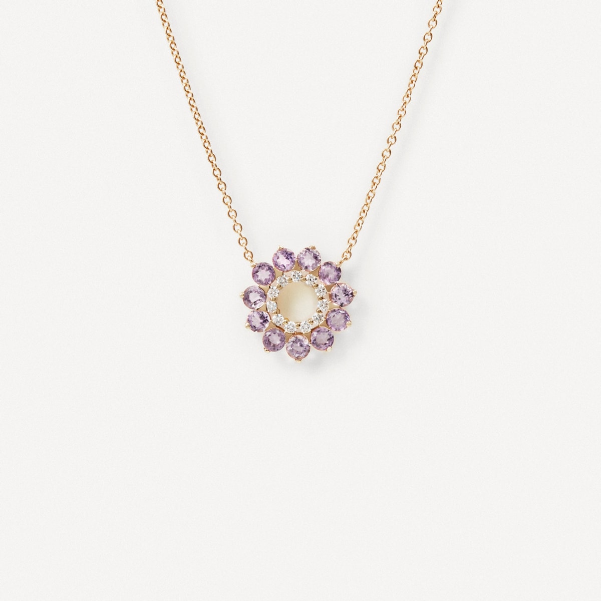 Tous - Collar De Oro Con Diamantes Y Amatistas Tous Atelier - Lila