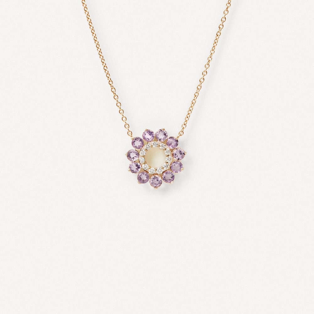 Collar de oro con diamantes y amatistas TOUS ATELIER image number 0