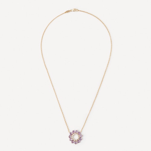 Collar de oro con diamantes y amatistas TOUS ATELIER