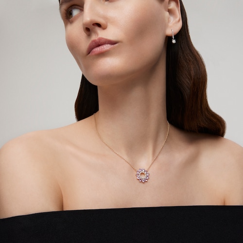 Collar de oro con diamantes y amatistas TOUS ATELIER