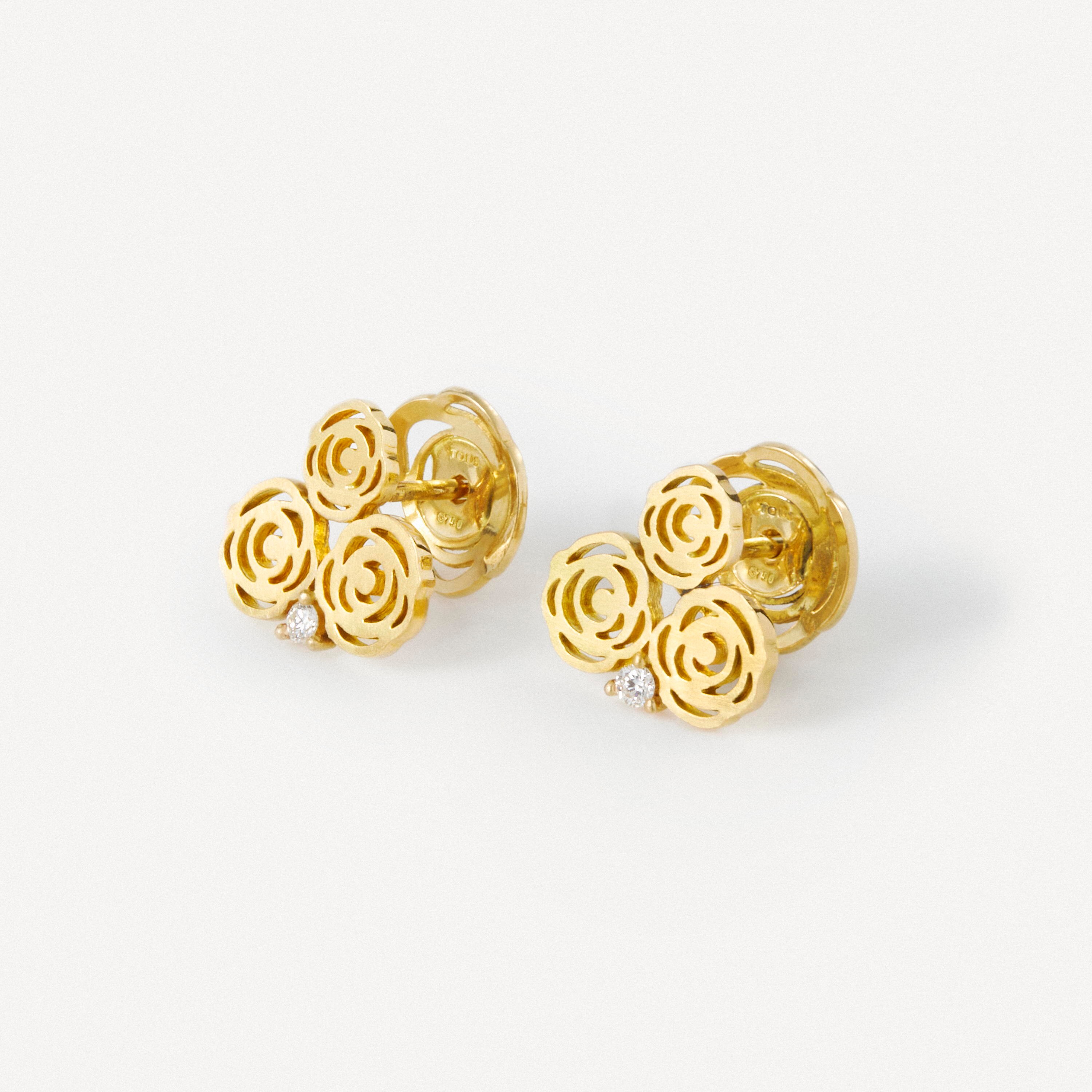 Earrings in gold with diamonds TOUS ATELIER
