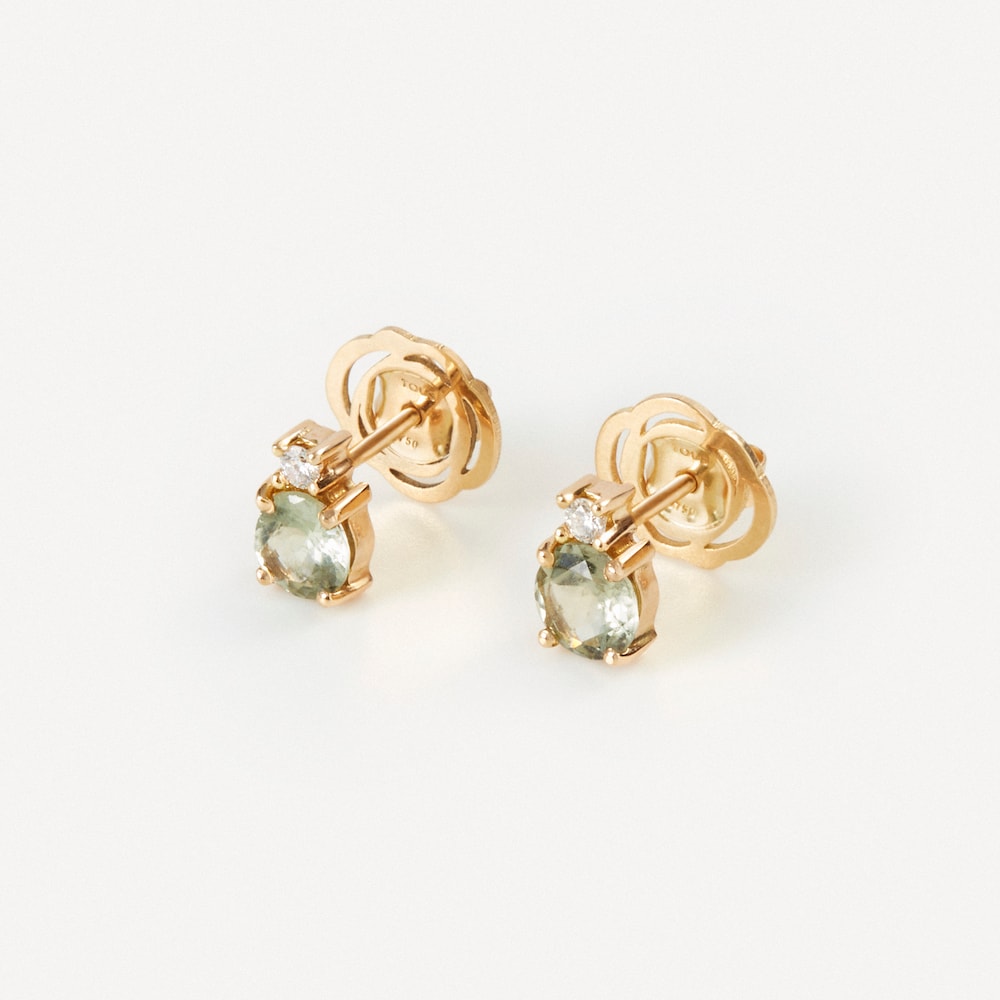 Pendientes de oro con diamantes y turmalinas TOUS ATELIER