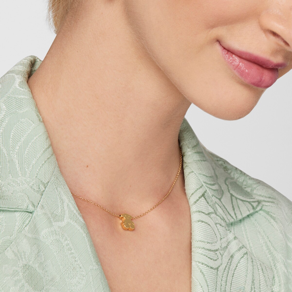 Collar de oro motivo oso Sweet Dolls