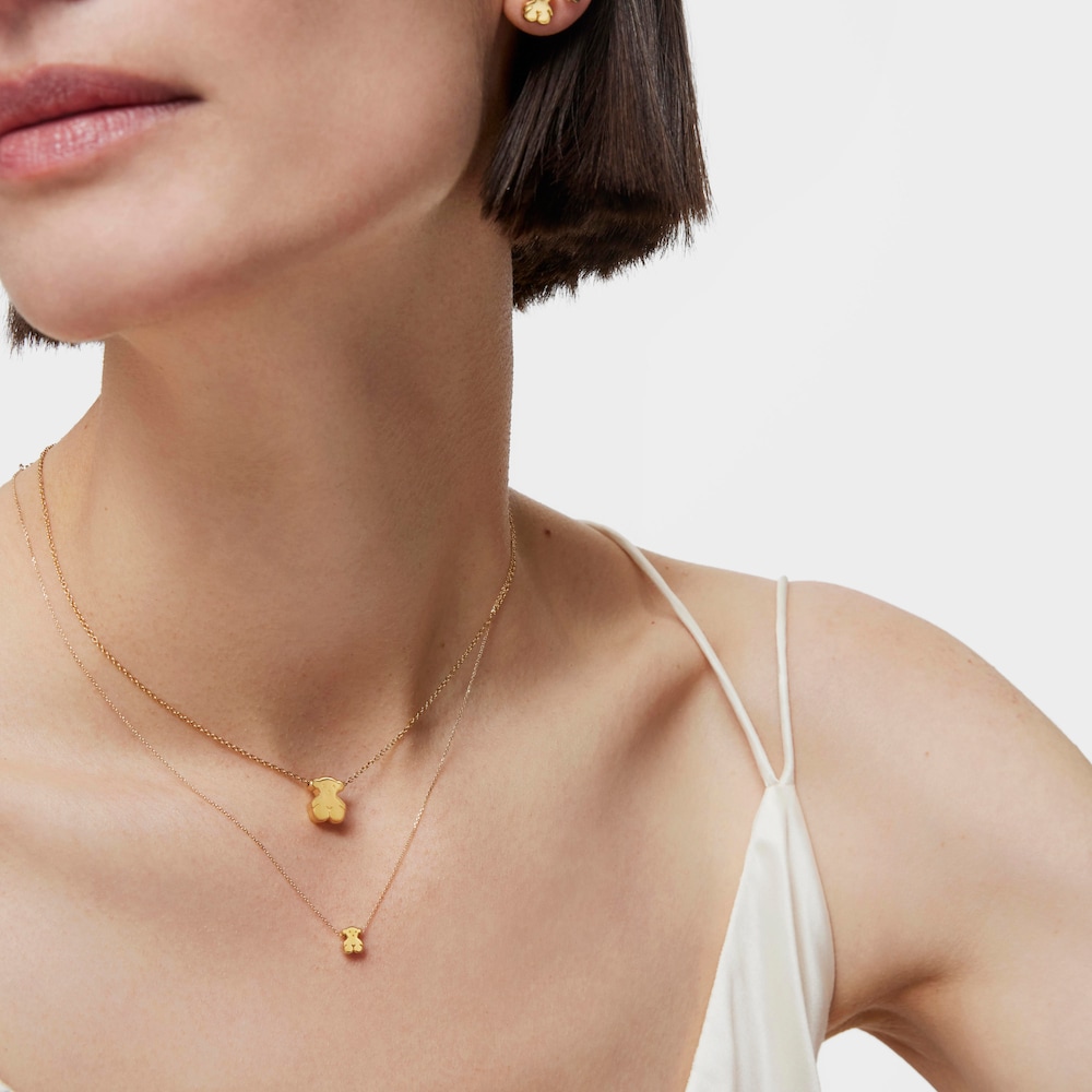 Collar de oro motivo oso Sweet Dolls