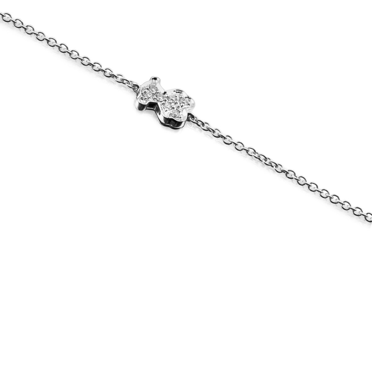 White Gold Icon Gems Bracelet with Diamonds