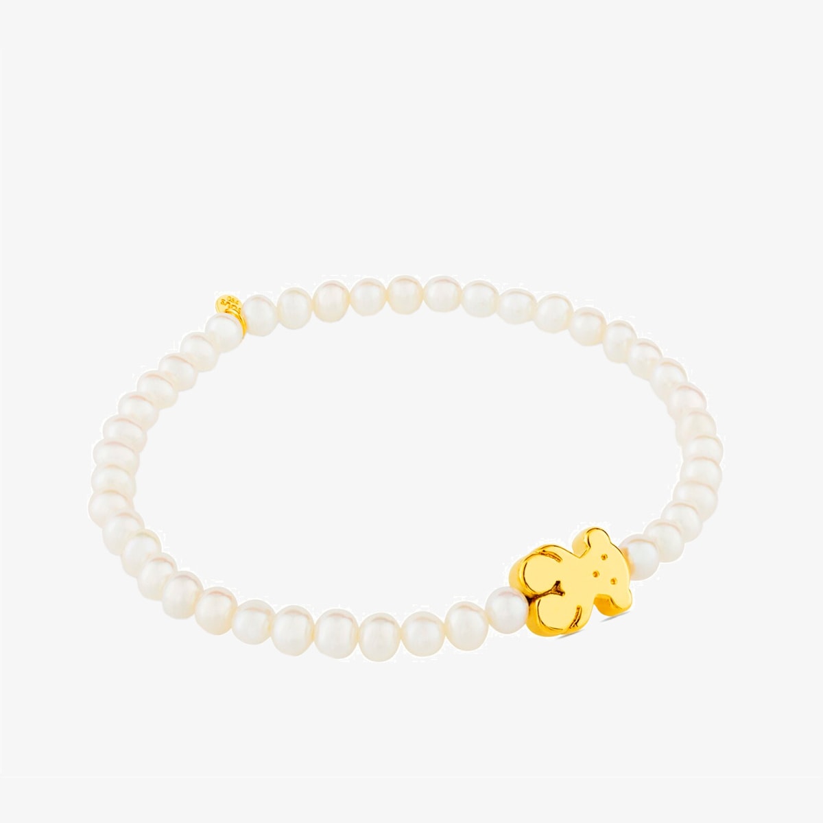 Tous - Pulsera En Oro Amarillo Y Perlas Cultivadas Sweet Dolls - Blanco
