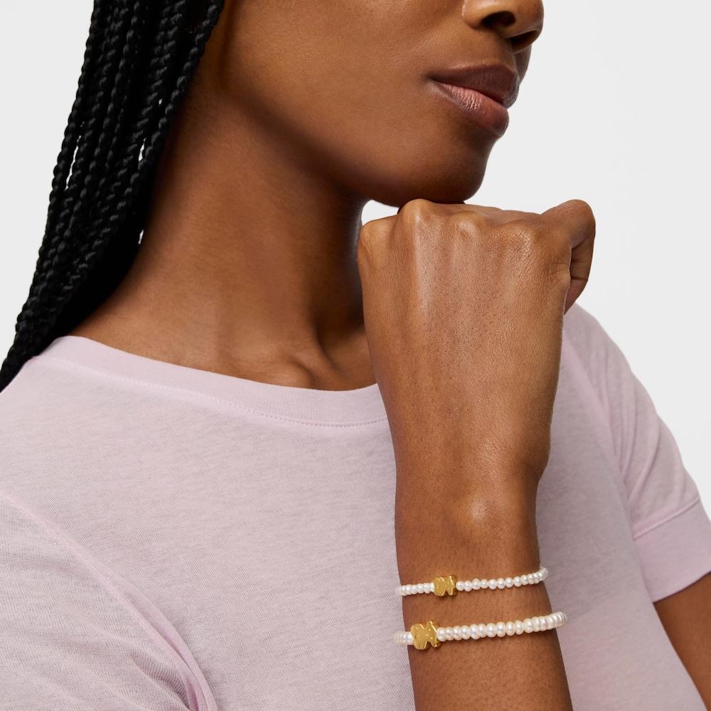 Pulsera en oro amarillo y perlas cultivadas Sweet Dolls image number 4