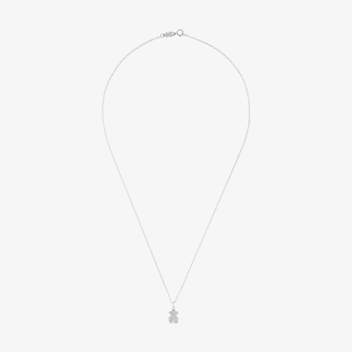 Tous - Colgante De Oro Blanco Motivo Oso Tous Bear - Transparente