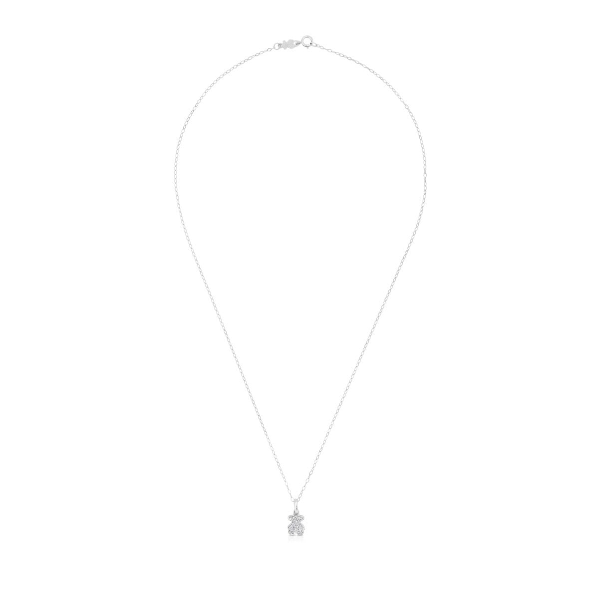 Tous - Colgante De Oro Blanco Motivo Oso Tous Bear - Transparente