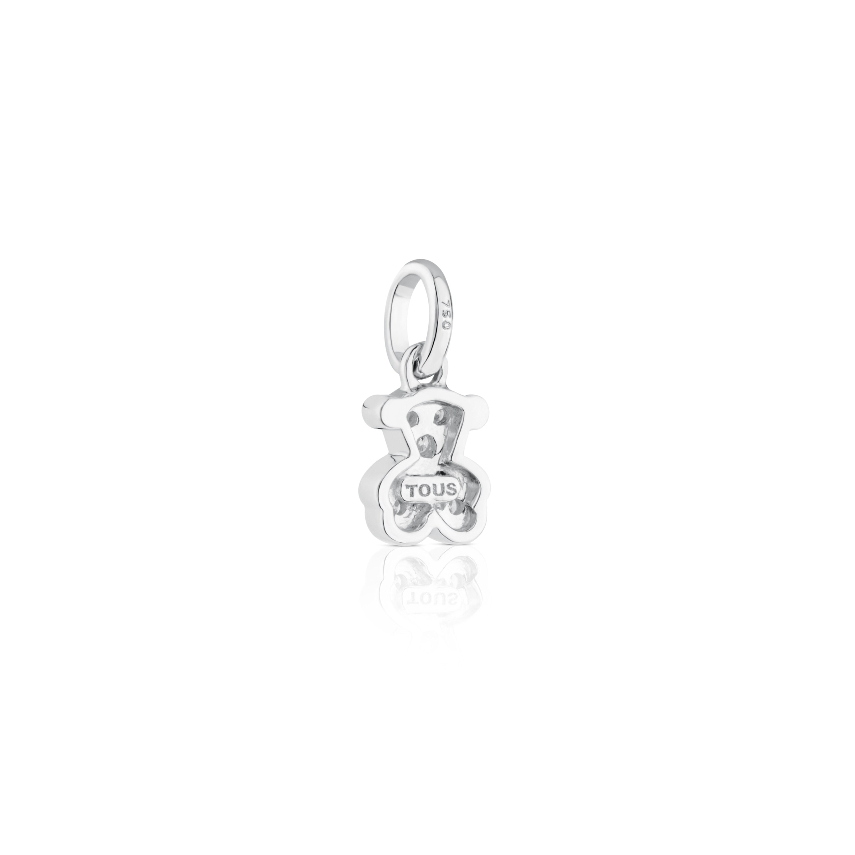 18K white gold TOUS Bear Pendant