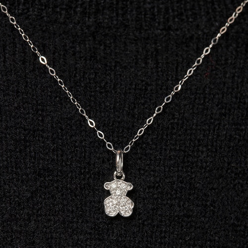 Colgante de oro blanco motivo oso TOUS Bear