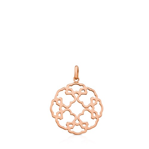 Rose 18K gold vermeil Mossaic Power Pendant