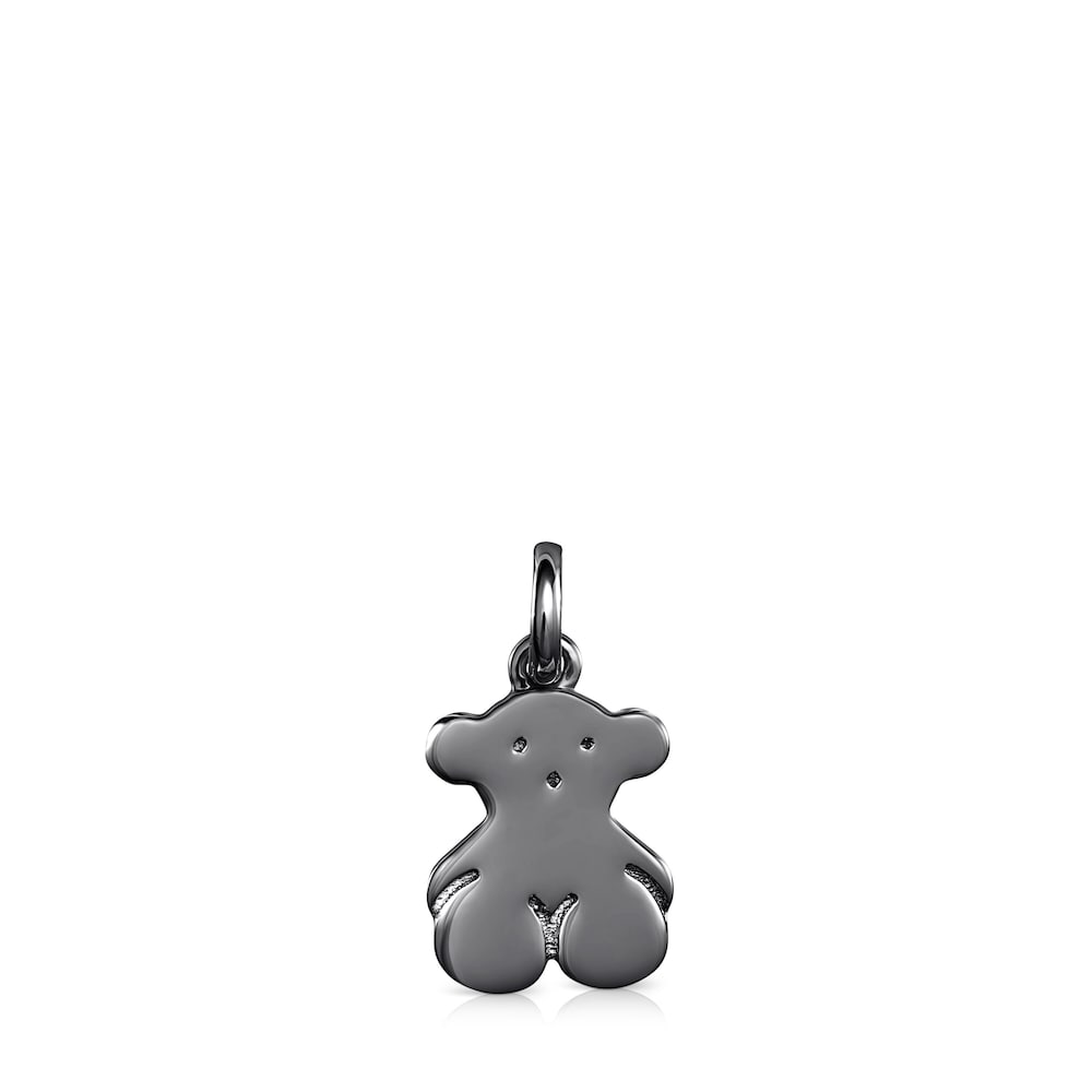 Colgante de plata dark silver motivo oso Sweet Dolls image number 0